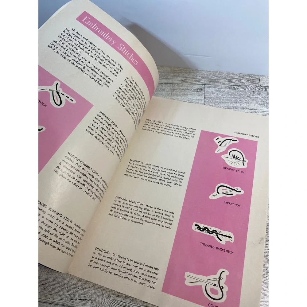 McCall's Step-by-Step Embroidery Beginners Nanina Comstock‎ 1965 Vintage Guide